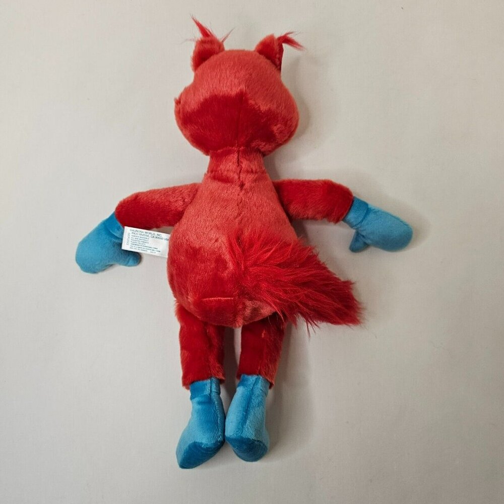 Aurora Dr. Seuss Fox In Socks Plush Red Blue Stuffed Animal Toy - Picture 6 of 10